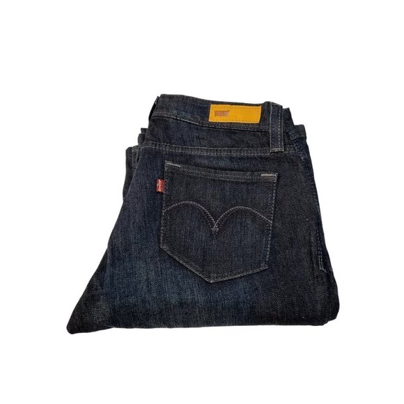 Levis Bold Curve Womens Indigo Denim Bootcut Leg Jeans Size 11 - W31 X L32 - Picture 5 of 9